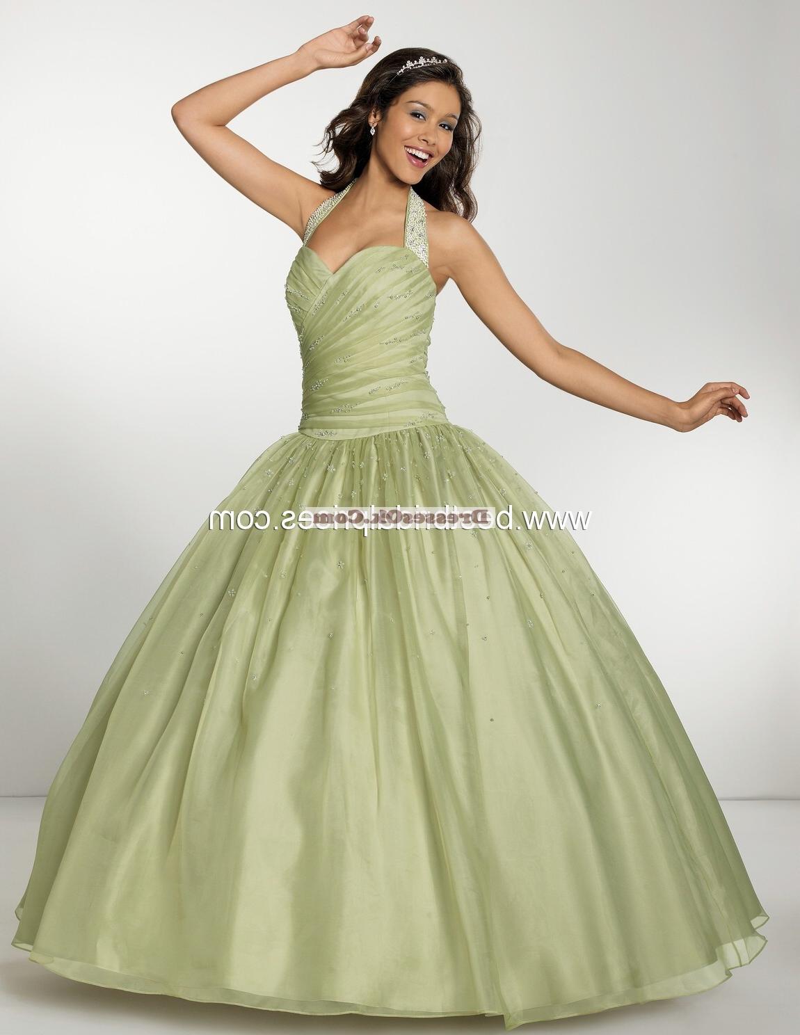 Good cheap ball gown halter