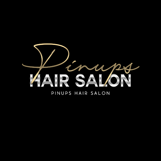 Pinups hair salon logo