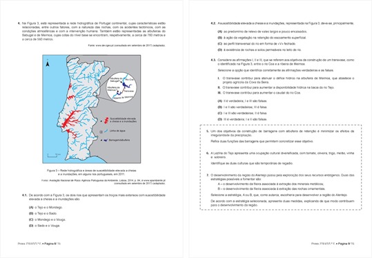 Exame Geografia 2018 Versão A 1Fase - 1