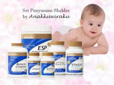 vitamin penyusuan Shaklee