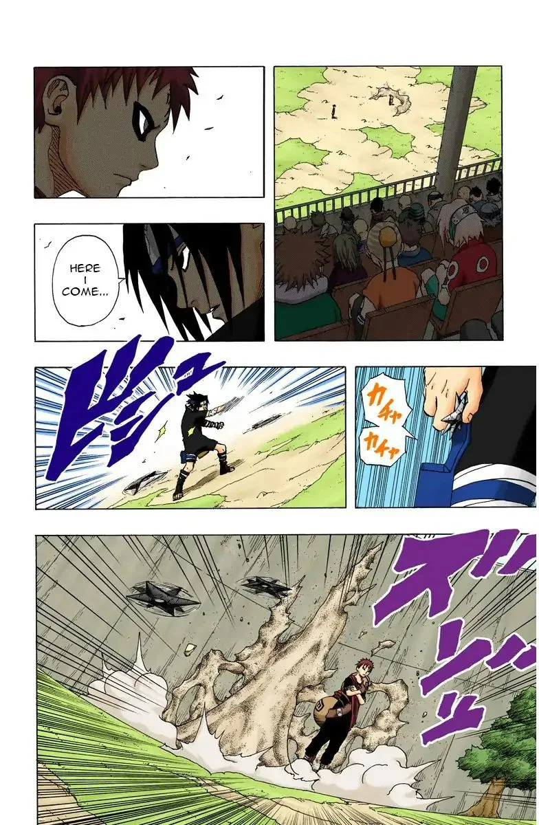 Chapter 111 Sasuke Vs. Gaara!! Page 11