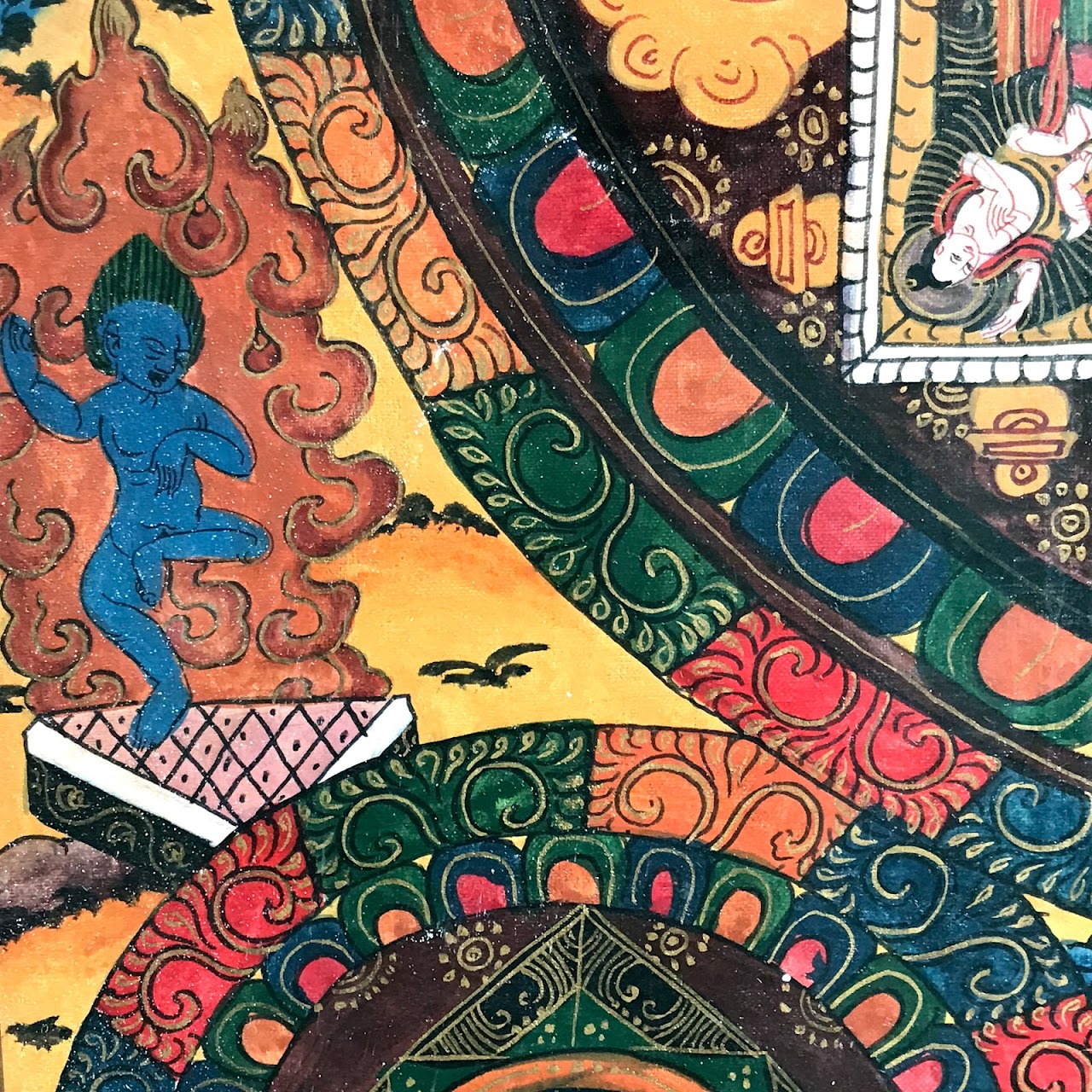 Tibetan Mandala Painting