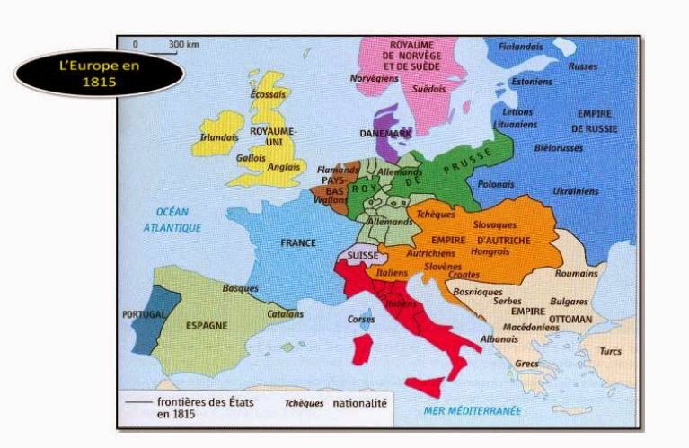 La France Et Leurope En 1815 Snouri Préri