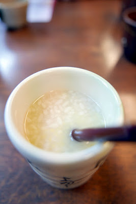 Amazake by Kiyomizudera Temple's fountains