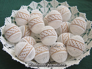 К празднику ПАСХA: Мешочек для пасхальных яиц крючком