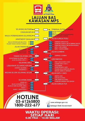 Kisah Hidup Ku : Laluan Bas Percuma Smart Selangor Di 