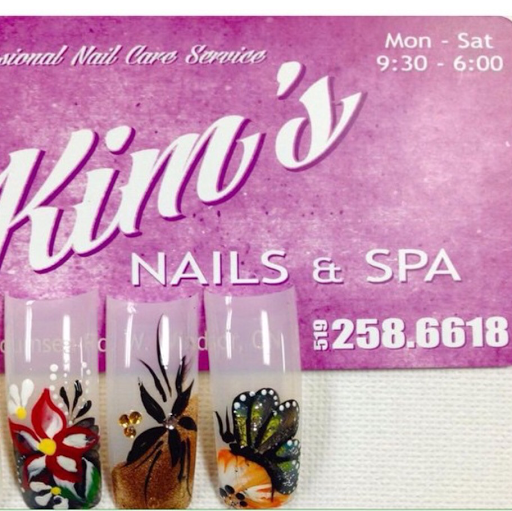 Kims Nails & Spa logo