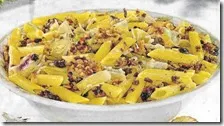 Penne con carciofi e noci