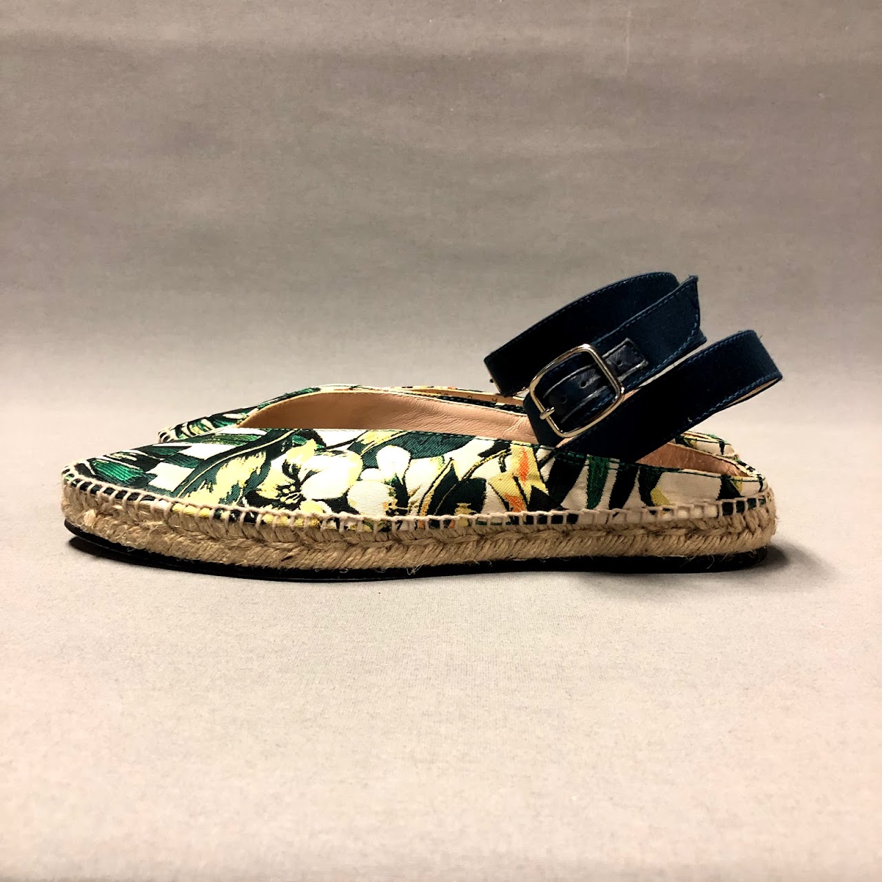 Stuart Weitzman Brocade Silk Espadrilles