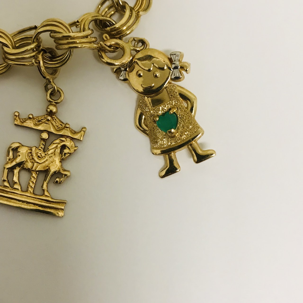 14K & 18K Gold Charm Bracelet