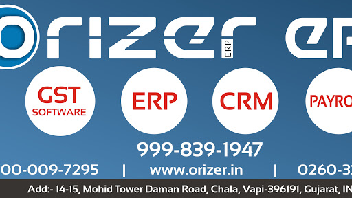 Orizer InfoTech, Mohid Tower, Vapi - Daman Rd, Chala, Vapi, Gujarat 396191, India, Software_Company, state GJ