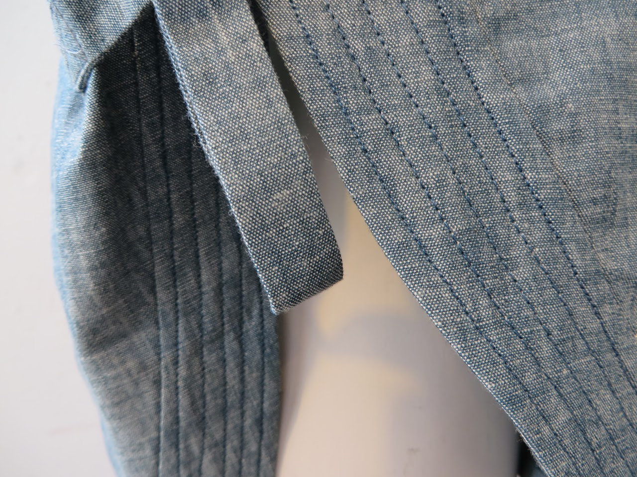 Adam Lippes Chambray Blouse