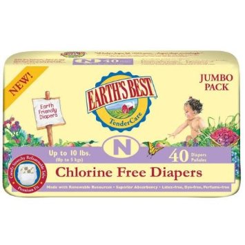  Earth's Best TenderCare Chlorine Free Diapers