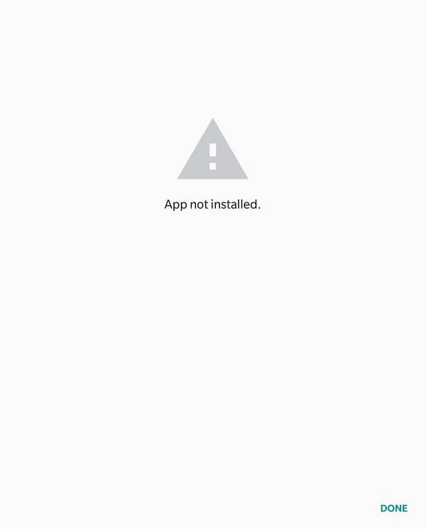 Solucionar error de aplicación no instalada en Android