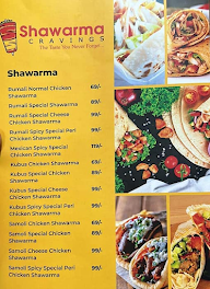 Shawarma Cravings menu 1