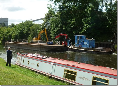 3 massive work boats at anderton mooring