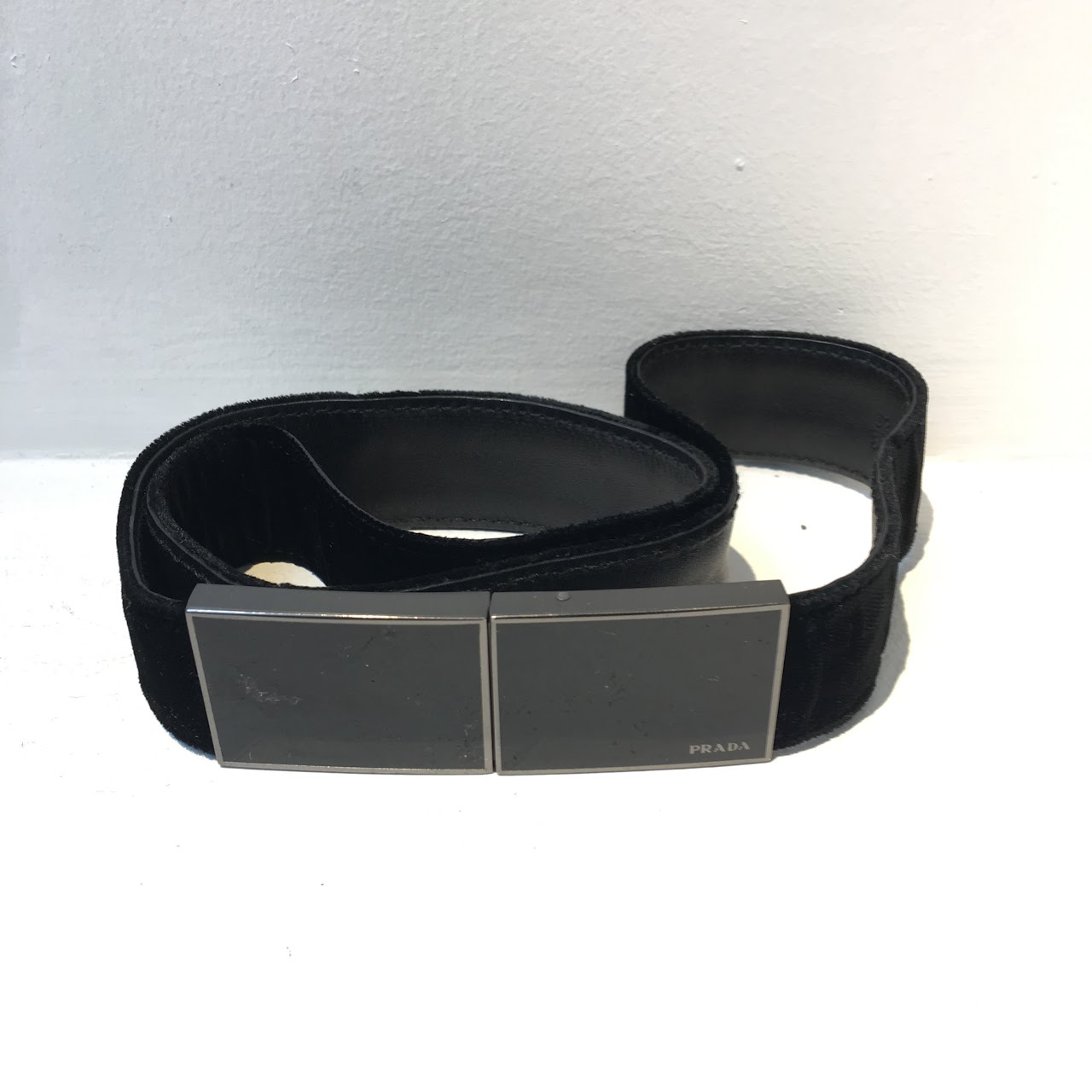 Prada Velvet Belt