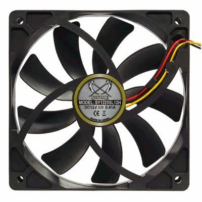  Scythe Slip Stream 120mm 3-Pin Case Fan SY1225SL12SH