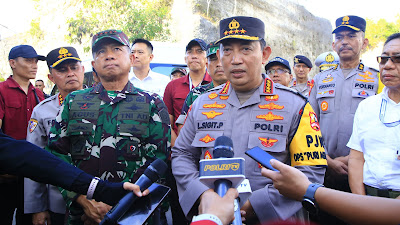 Kapolri dan Panglima TNI Melihat Langsung Kesiapan Venue GWK