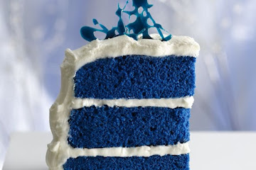 Royal Blue Velvet Cake