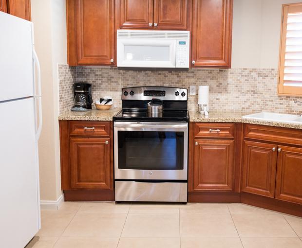 photo of the kitchen inside the room