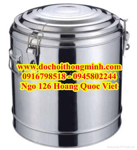 Bình ủ nước inox 2 lớp có vòi, có nắp đậy giá úp 40 cốc inox, giá phơi khăn 50 khăn inox