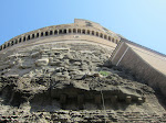 Looking up from the base of the circular Castel Looking up from the base of the circular Castel