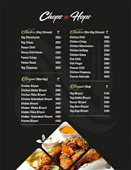 Chops N Hops menu 1