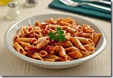 Mezze penne con le acciughe