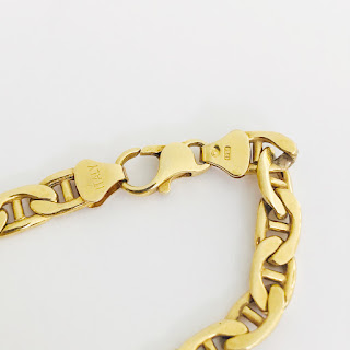 10K Gold Chain Link Bracelet