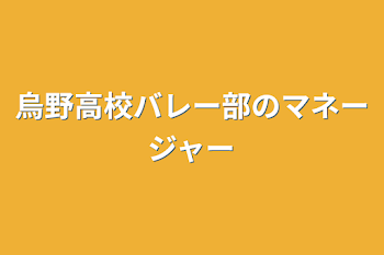 烏野高校バレー部のマネージャー