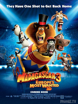 Phim Madagasca 3: Thần Tượng Châu Âu - Madagascar 3: Europe's Most Wanted (2012)