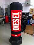 Diesel event launching Diesel Boxer Shorts - interactive punching bag