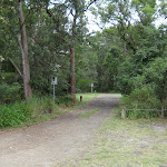 Road inside the campsite