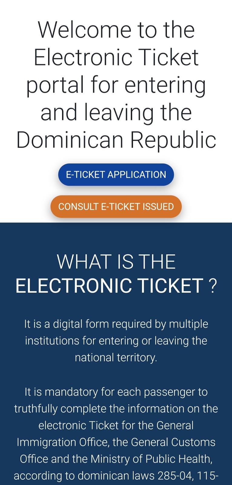 travel documents required for dominican republic