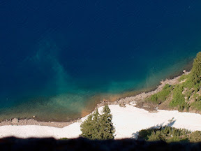 Aquamarine waters, Crater Lake