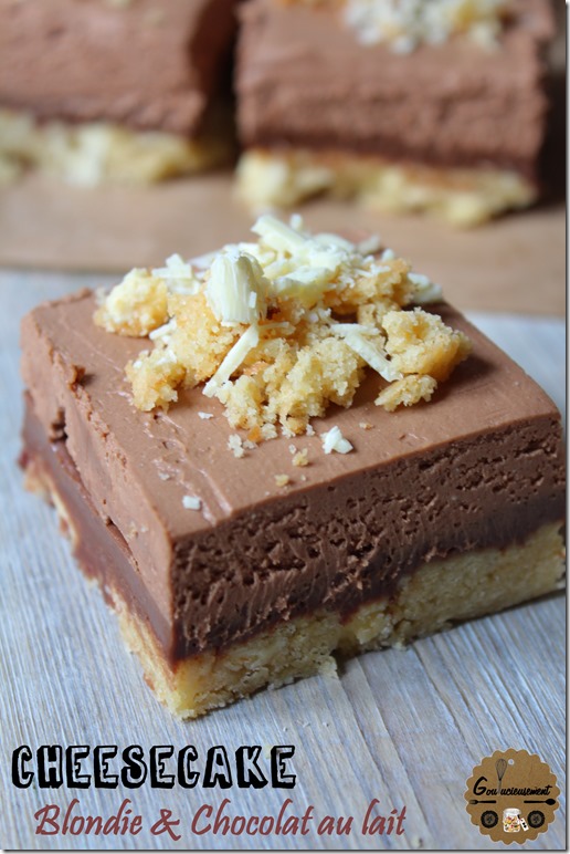 Cheesecake Blondie & Chocolat au Lait 7