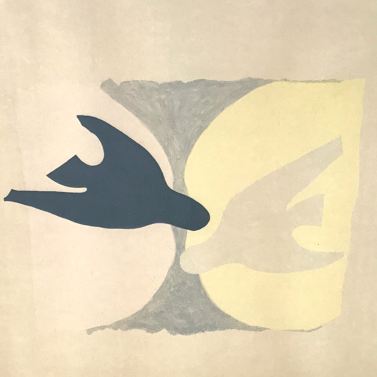 Georges Braque 'Birds in Flight' Lithograph