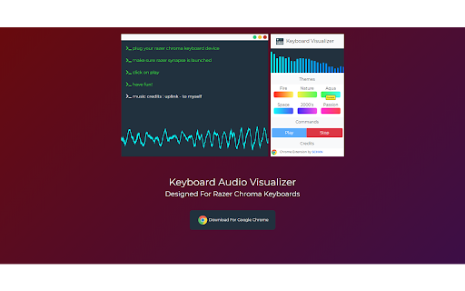 Razer Keyboard Audio Visualizer