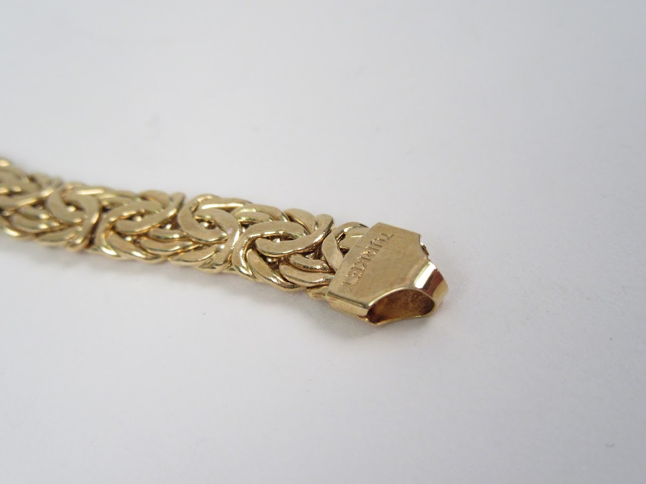 Atasay Kuyumculuk 14k Flat Byzantine Bracelet