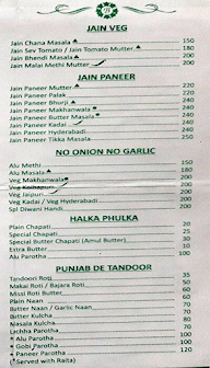 Aas Tiffin Service menu 1