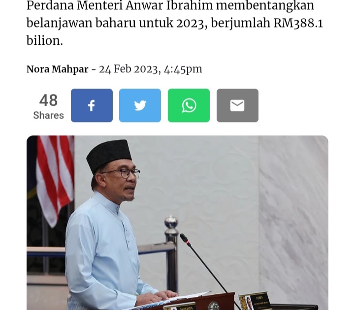 nuclearmanbursa: Anwar Ibrahim's 2023 budget : Rob Peter To Pay Paul