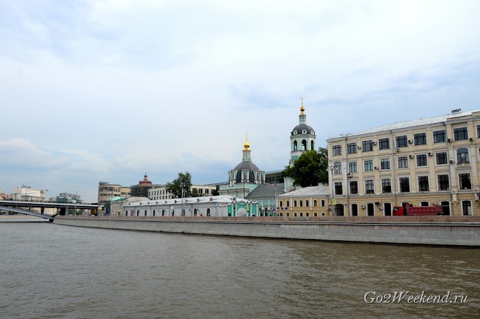 прогулка по Москве реке