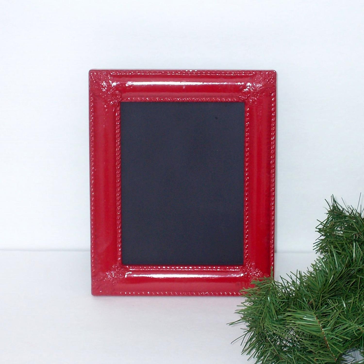 Red Chalkboard Shabby Chic