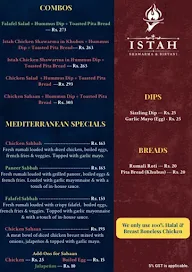 Istah - Shawarmas & Biryani menu 2