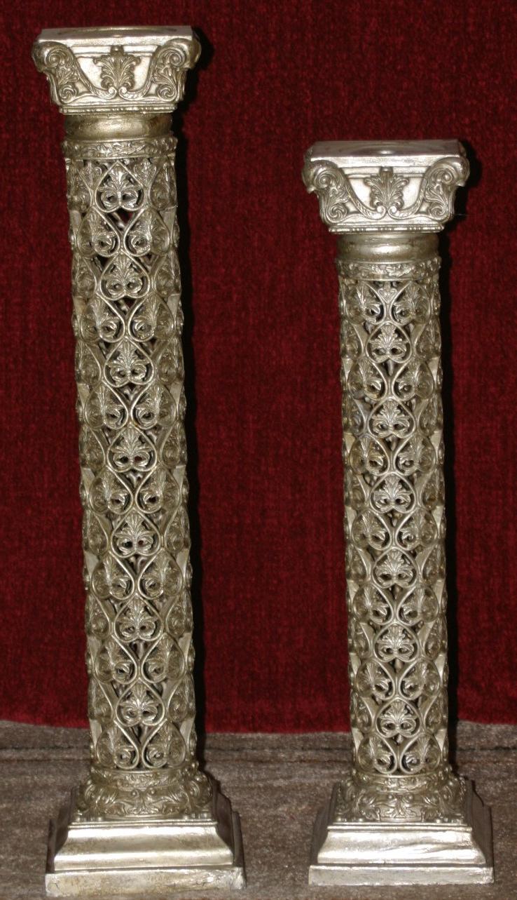 Ceramic Columns Candelabras