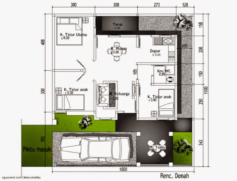 Gambar Desain Rumah  Gallery Taman Minimalis