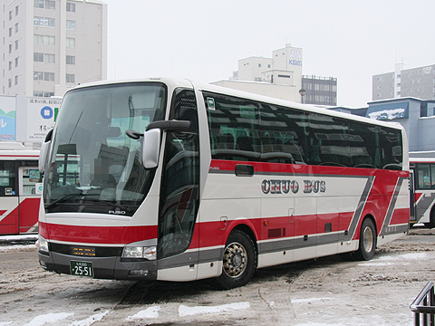 北海道中央バス「ドリーミントオホーツク号」　2551