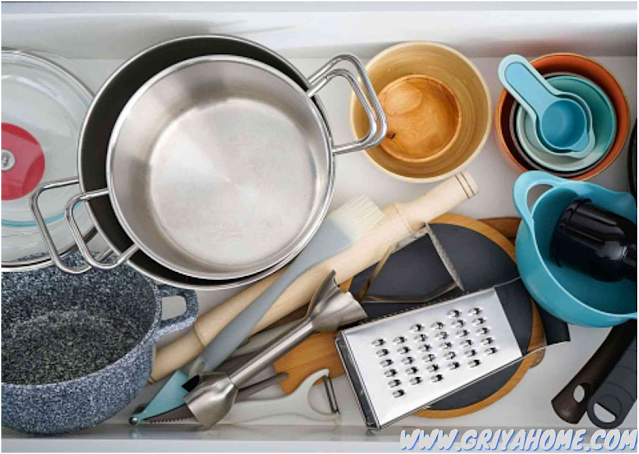 cara membersihkan peralatan dapur