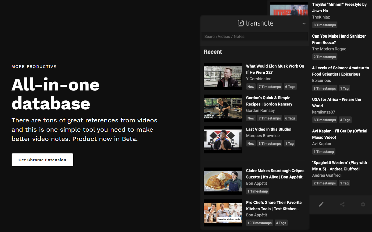 Transnote - Video Notes for YouTube Preview image 5